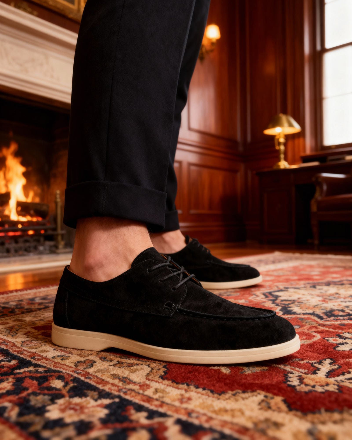 Premium Wildleder Schnürschuhe