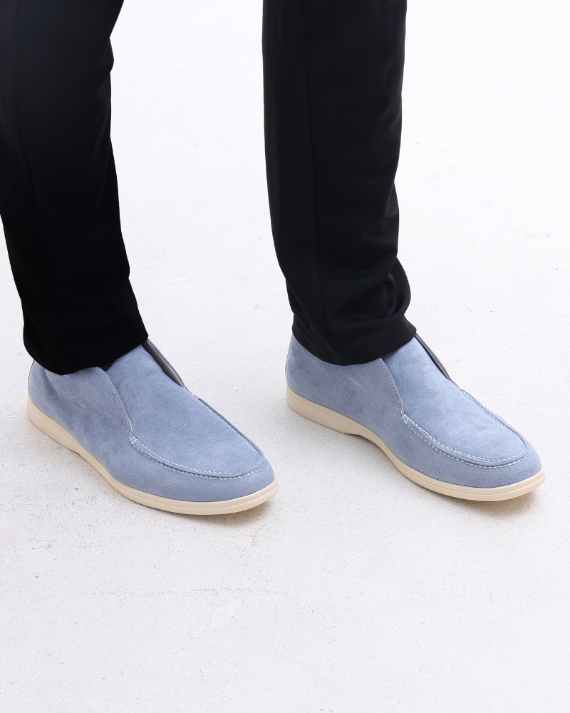 Old Money Hohe Wildleder-Loafer