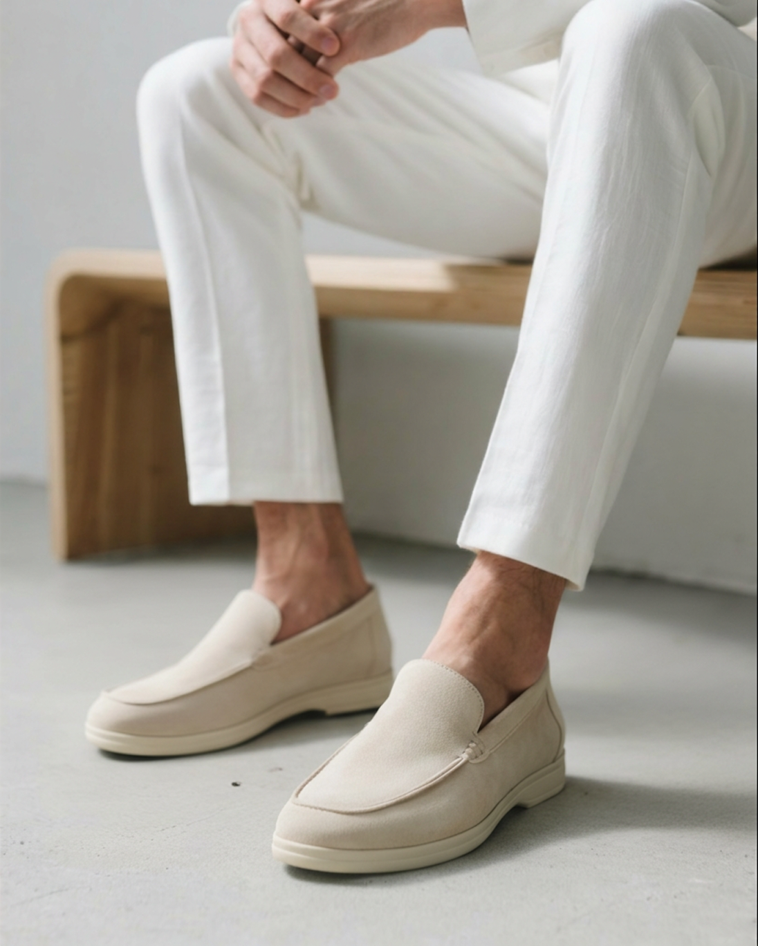 Old Money Wildleder-Loafer