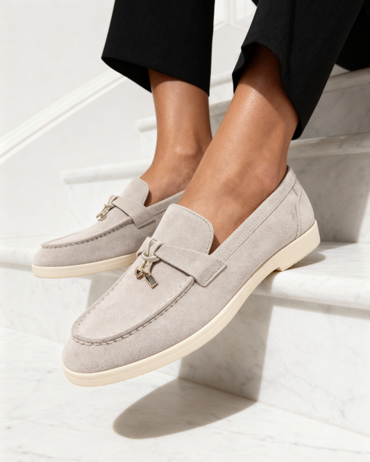 Old Money Wildleder Lady Loafer