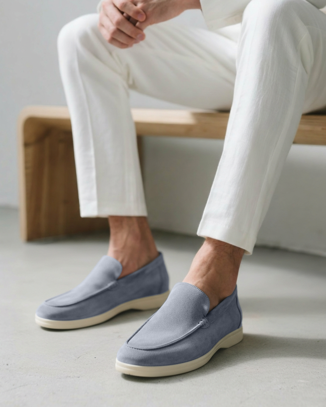 Old Money Wildleder-Loafer