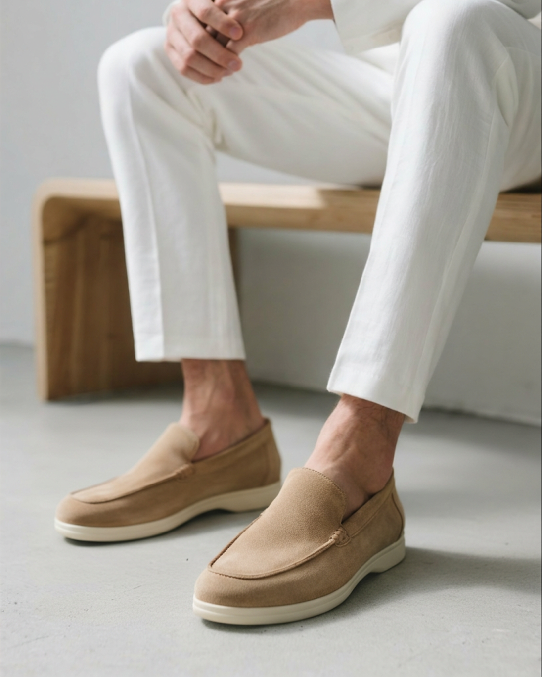 Old Money Wildleder-Loafer