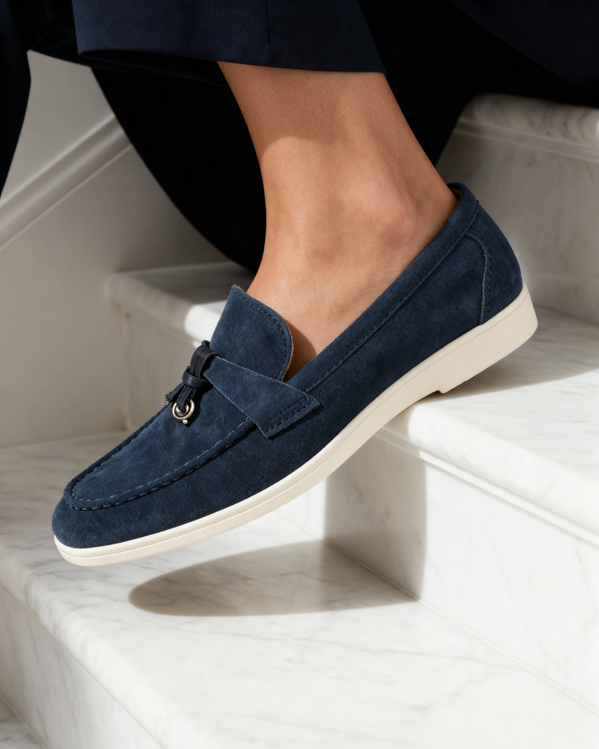Old Money Wildleder Lady Loafer