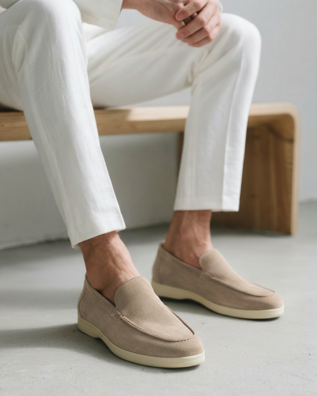 Old Money Wildleder-Loafer