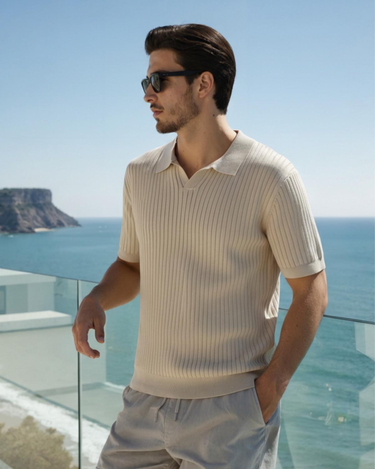 Premium Rippstrick Polo