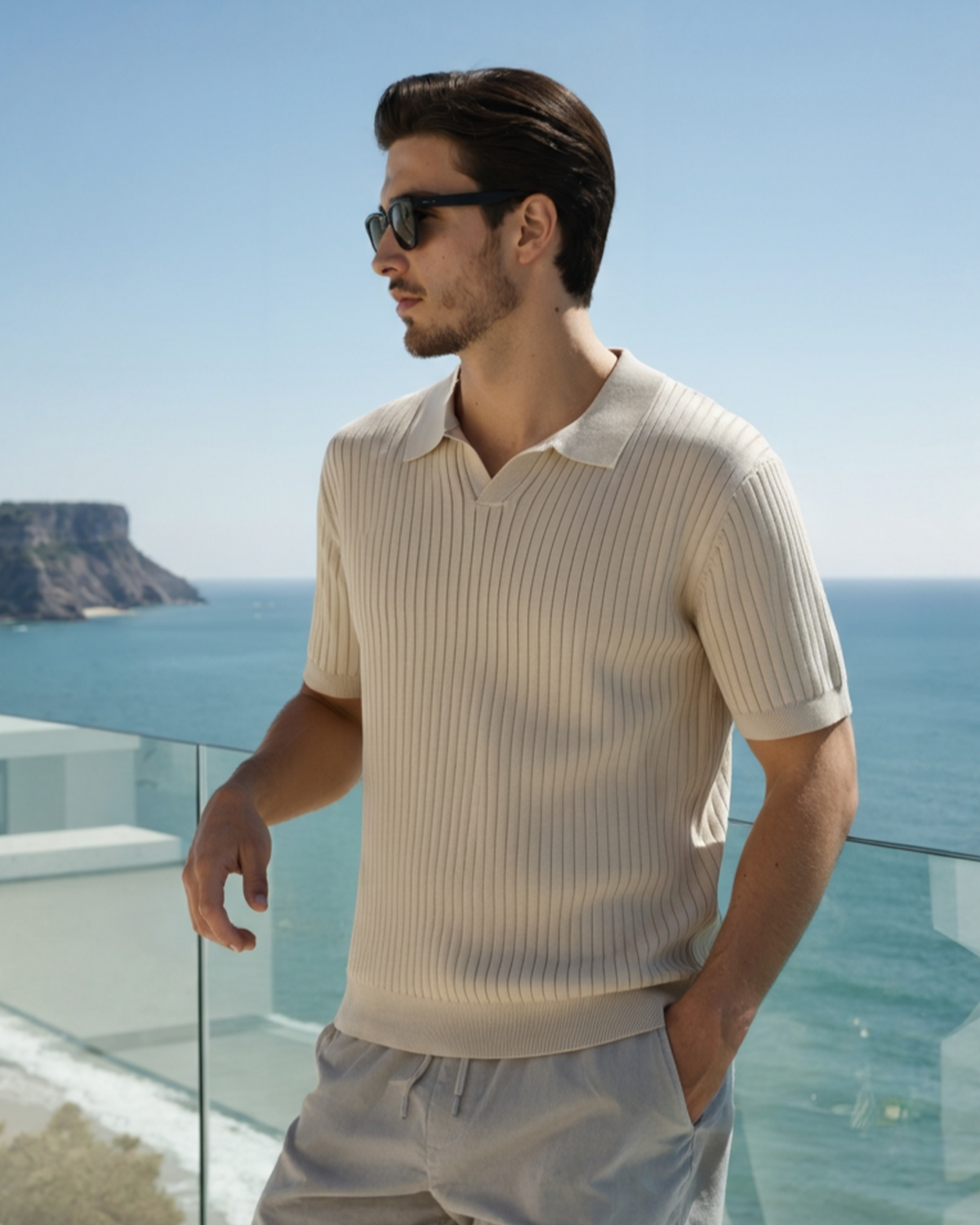 Premium Rippstrick Polo