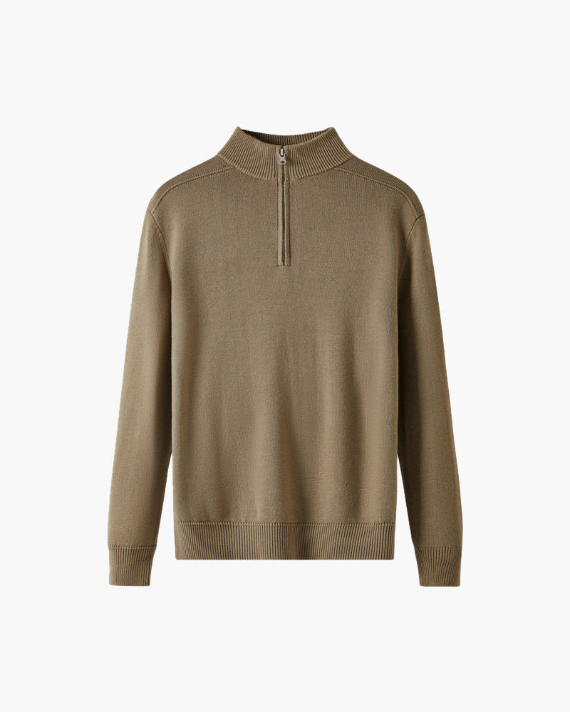 100% Merinowolle Zip Up